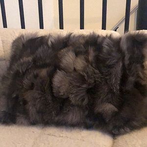 Genuine Fox Fur Accent Pillows